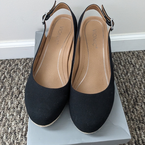 Vionic Coralina slingback wedge espadrille - Picture 3 of 5